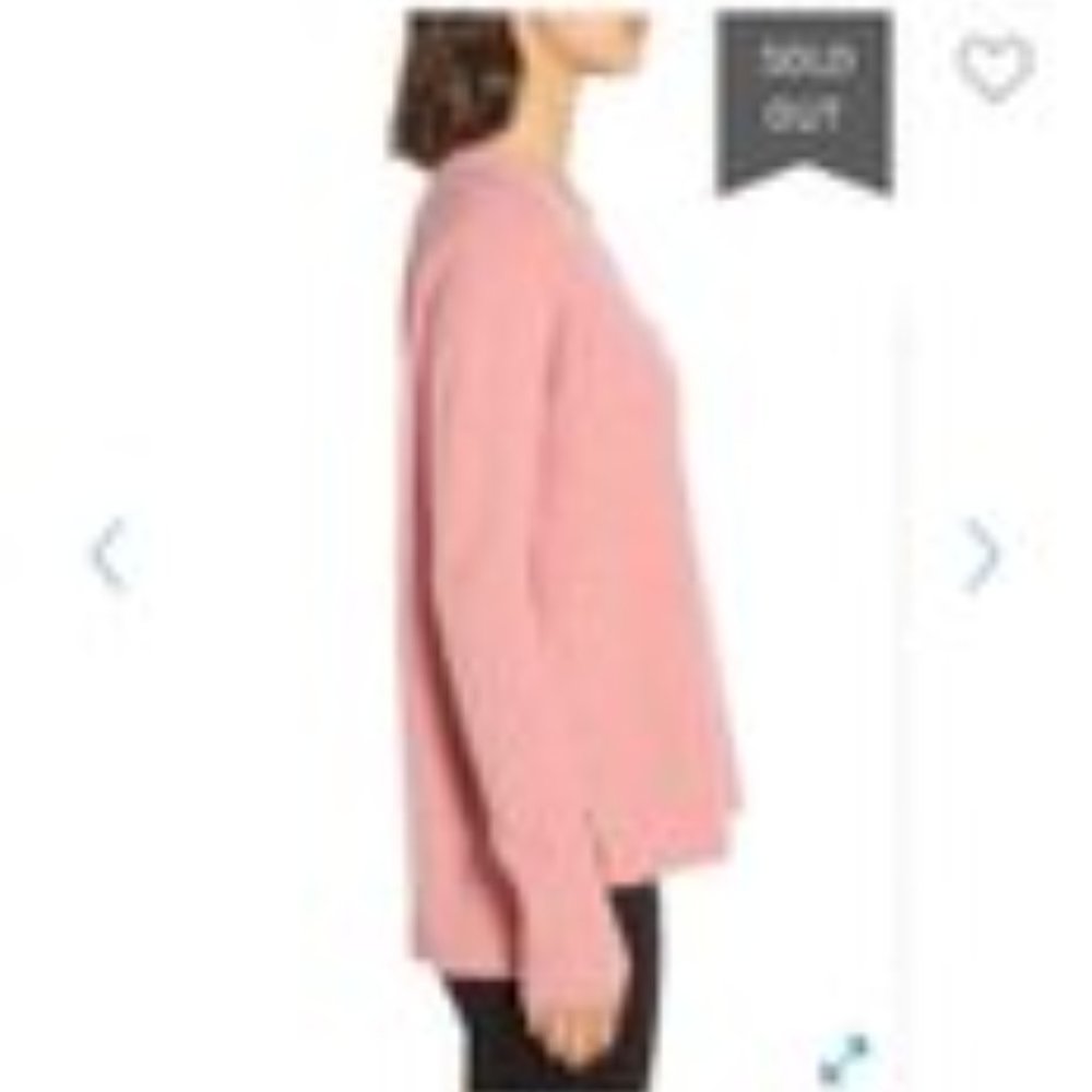 J crew alpaca wool‎ blend pink salmon sweater XS - Picture 12 of 12